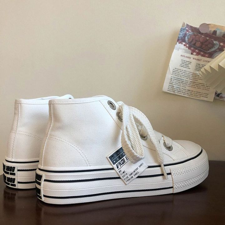 Autumn%20Red%20Shoes%20Canvas%20Shoes%20High-Top%20Women's%20Hong%20Kong%20Style2022New%20Year%20All-MatchinginsThick-Soled%20Small%20Sneakers%20-%20Image%203