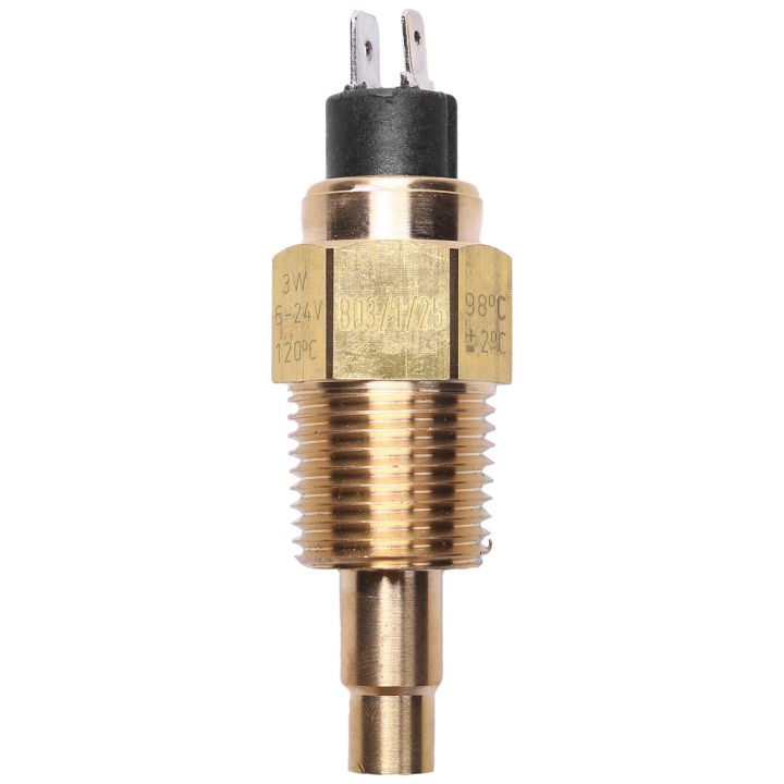 JOUYI%201%20Pcs%20Vdo%201/2%20Npt%2021mm%20Thread%20Engine%20Oil%20Temperature%20Sensor%20&%201%20Pcs%20VDO%20Electromagnetic%20Water%20Temperature%20Gauge%20-%20Image%202
