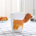 3D Three-dimensional Water Cup Cartoon Animal Cup High Temperature Ceramic Cup Milk Coffee Tea Cup Children Water Cup Mug Home.