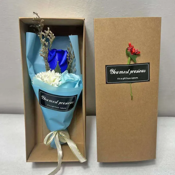 Women's%20and%20Mother's%20Day%20Gifts%20to%20Customers%20as%20Hand%20Companion%20Gifts,%20Three%20Simulated%20Roses,%20Carnation%20Soap%20Bouquet%20Gift%20Box%20-%20Image%208