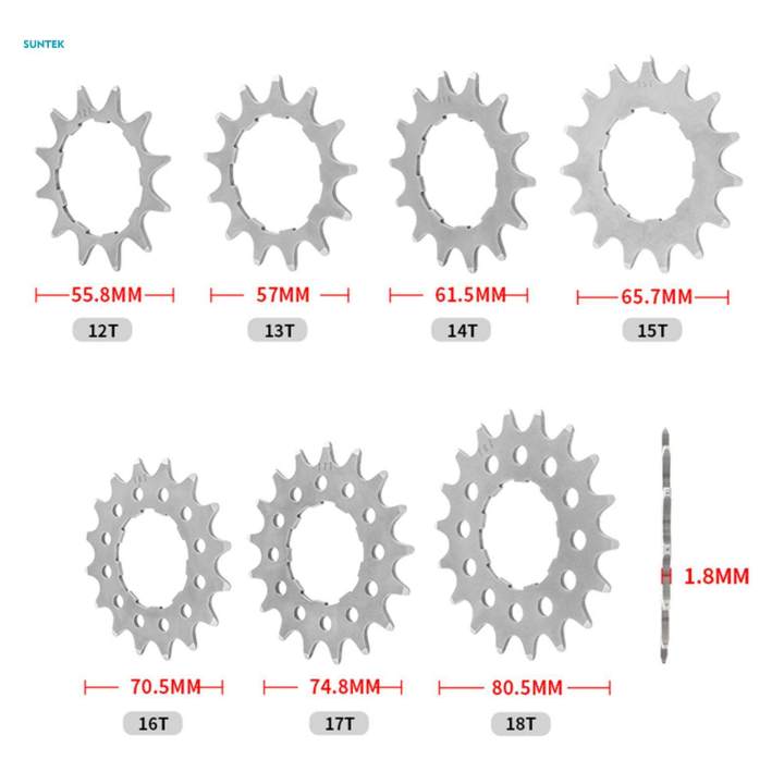 Single%20Speed%20Cassette%20Cog%20Bike%20Freewheel%20Bicycle%20Refit%20Parts%20Components%2015T%20-%20Image%203