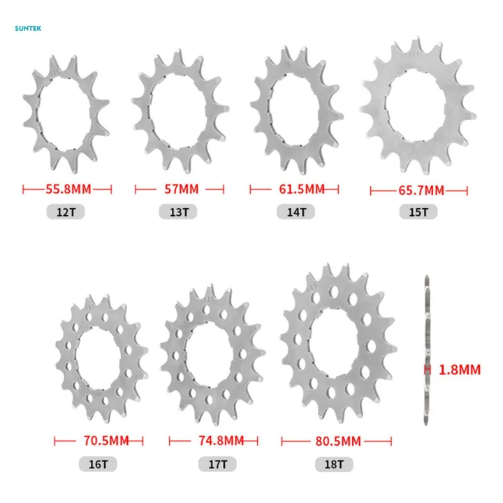 Single%20Speed%20Cassette%20Cog%20Bike%20Freewheel%20Bicycle%20Refit%20Parts%20Components%2014T%20-%20Image%202