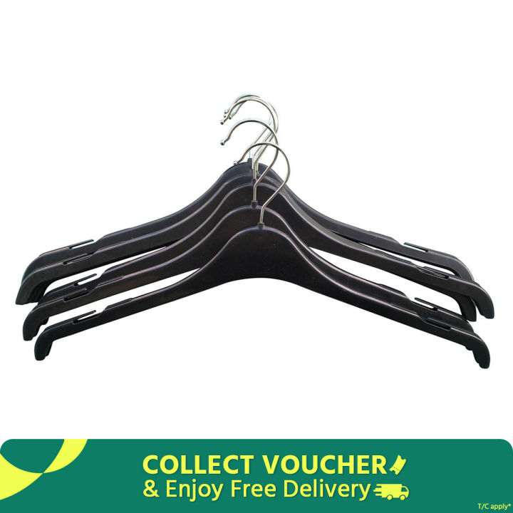 12 পিস প্লাস্টিকের হ্যাঙ্গার - cloth hanger