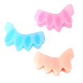 2Pcs=1Pair Finger Spacer Toe Separator Straightener Soft Gel Children Valgus Bunion Corrector Foot Orthotics Adjuster Care Tools. 