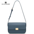 David Jones Paris women shoulder bag pu leather female crossbody bag.