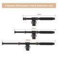 Andoer Universal Tripod Extension Arm Aluminum Alloy Detachable Extender - black. 