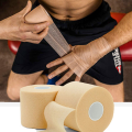 1 Roll of Gauze Medical Bandage Self-adhesive Breathable Elastic Bandage for Sports Fixed Fingers Wrists and Legs 2.5cm/5cmx4.5m.