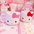 Hello Kitty Water Cup Cute Kawaii Kitty Breakfast Milk Cup Kids Sweet Mouthwash Toothbrush Cups Plastic Mug Cup Gifts for Girl. 