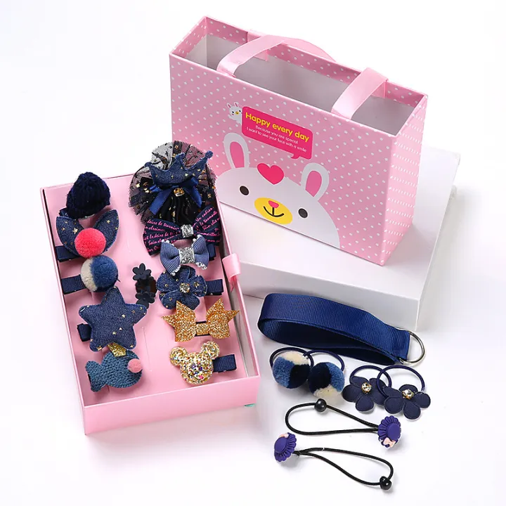 Children's%20hair%20ornaments%2018%20piece%20set%20of%20girls%20headwear%20bow%20cute%20hairpin%20super%20fairy%20princess%20hair%20tie%20hairpin%20gift%20box%20wholesale%20-%20Image%206