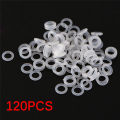 120Pcs Silicone Rubber O-Ring Switch Dampeners White For Cherry MX Keyboard. 