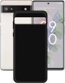 Euro Cover for Google Pixel 6/6A/7/7 Pro/6 Pro , Soft Protective Liquid Silicone Case -Black.