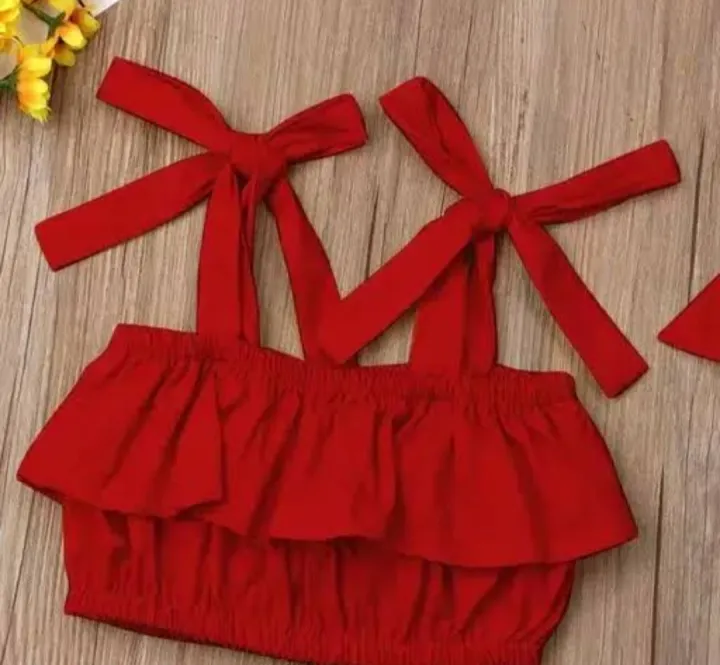 Kids%20Baby%20Girls%20Outfits%20Ruffle%20Off%20Shoulder%20Crop%20Tops%20+%20Bow-Knot%20Cotton%20Shorts%20Skirt%20Set%20%200-7%20-%20Image%206