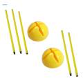 Football Agility Training Poles Field Warning Rod Soccer Training Sticks 1m.