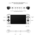 X55 Handheld Game Console 5.5In 1280x720 IPS Screen Open Source for Linux Retro Gaming Supports TV Output PSP Games.