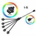 JST SM Adapter Cable RGB Transfer 4Pin 3Pin ARGB JST-3P SM3P JST-4P SM4P EL Wire Cord Male/Female MB AURA SYNC Line. 