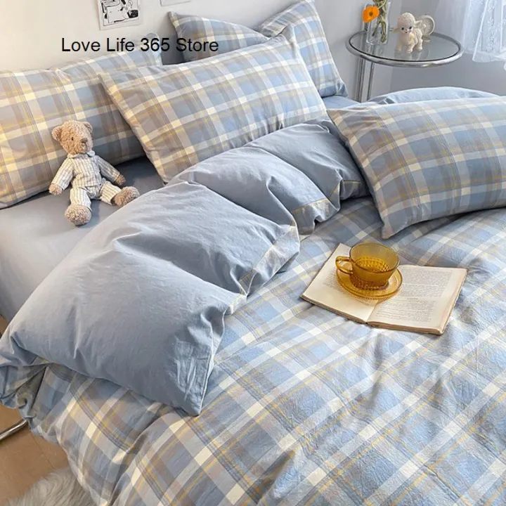 Cream%20Style%20Solid%20Pink%20Bedding%20Set%20Twin%20Full%20Queen%20King%20Size%20Bed%20Linen%20Girls%20Adults%20180x220cm%20Bed%20Flat%20Sheet%20Pillowcase%20Kawaii%20-%20Image%205