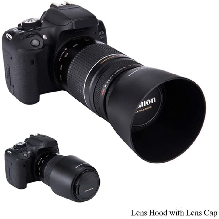 ET60%20Lens%20Hood%20for%20EF%2075-300mm%20f/4.0-5.6%20SLR%20Lens%20-%20Black%20-%20Image%204