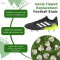 12x Football Boots Studs Football Boot Spikes for Athletic Sneakers Sports.