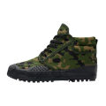 Lutai Spring and Autumn Breathable Comfortable Labor Men's Rubber Shoes Autumn Rubber Sole High-Top Military Training Shoes Wear-Resistant Labor Protection Training Shoes. 