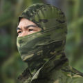 Tactical Camouflage Balaclava Full Face Mask CS Wargame Army Hunting Cycling Sports Helmet Liner Military Multicam CP Scarf#. 