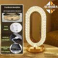 Modern Led Lights Crystal Diamond Table Lamp Bedside Touch Dimming Control Bedroom Decoration Bar Usb Rechargeab Home Decor Gift. 