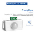 DC 12V 24V Adjustable PIR Motion Sensor IR Infrared Detector Light Switch Module BDM.