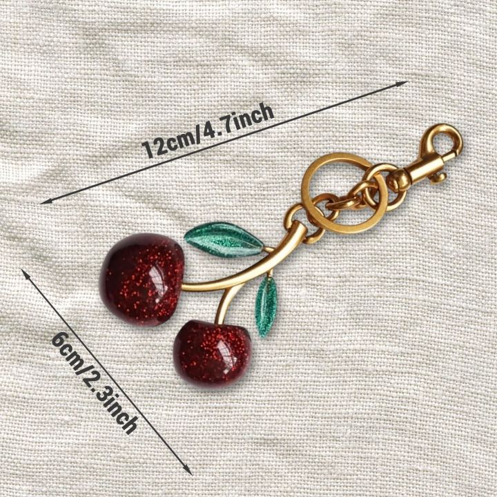 Cherry%20Bag%20Charm,%20Cute%20Keychain%20with%20Metal%20Key%20Ring%20and%20Clip,%20Cherry%20Charm%20for%20Purse,Bags%20Accessories%20for%20Women%20Girls%20-%20Image%206