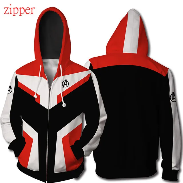 Mens Hoodie Endgame Quantum Realm Cosplay Costume Hoodies Men Hooded Zipper End Game Sweatshirt Jacket Daraz .bd