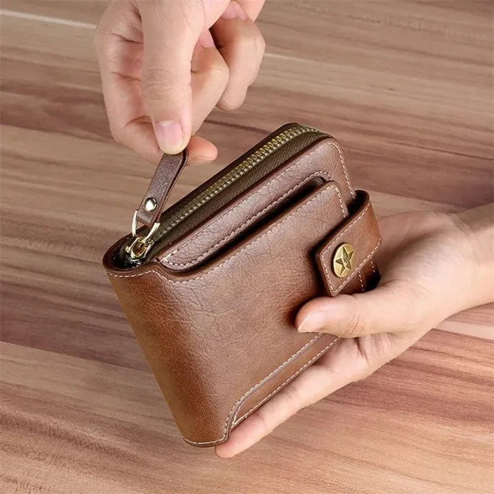 Vintage%20Small%20Men's%20Wallet%20Pu%20Leather%20Short%20Purse%20Men%20Hasp%20Zipper%20Clutch%20Solid%20Card%20Holder%20Money%20Bag%20Wallet%20Male%20Pocket%20-%20Image%205