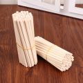 【DIV MALL】50pcs x Pine Round Wooden Rods Counting Sticks Educational Toys Durable Dowel Building Model Woodworking DIY Crafts. 