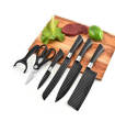 High quality, high carbon, stainless steel with innovative texture,Zepter International Knife Kitchen Set (6pcs). 