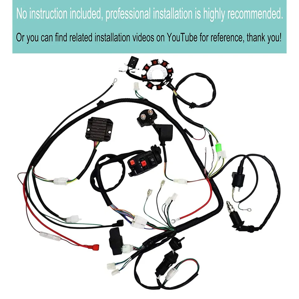 Esquema de fiação para quadriciclo chinês