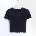 Half Sleeve Crop Tops For Women - Blouse. 