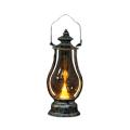 LED Lantern Battery Operated Warm Light Waterproof Portable Handle Home Decoration Retro Electronic Candle Lamp. 