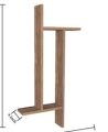 Premium Rectangular Shaped Wall Shelves, Decorative Display Shelf for Bathroom, Kitchen, Bedroom, Living Room, Office -24/16.