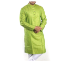 Stylish Semi Long Cotton Panjabi for Men - Comfortable to Wear in All Seasons and Occasions.