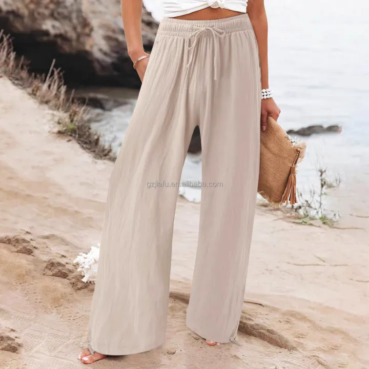 Ladies%20High%20Waist%20Sweatpants%20Women's%20Straight%20Pant%20-%20Image%202