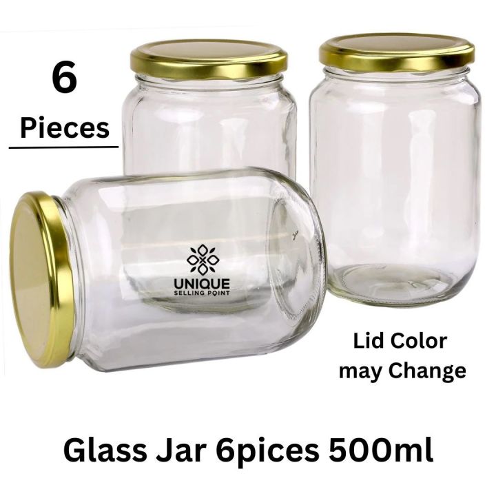 FOOD%20Grade%20Glass%20Jar,%20Kitching%20&%20Dining-%20Kitching%20Storage%20Accessories%20-%20(Par%20PIECE%20500ml)%206%20PIECE%20SET%20-%20Image%208