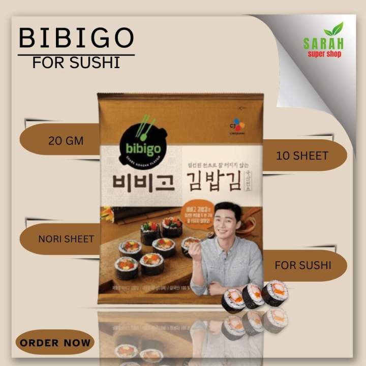 Bibigo nori sheet 20gm-Bibigo nori sheet 20gm.