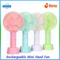 Mini USB Lithium Battery Rechargeable Hand Fan Multi colour.
