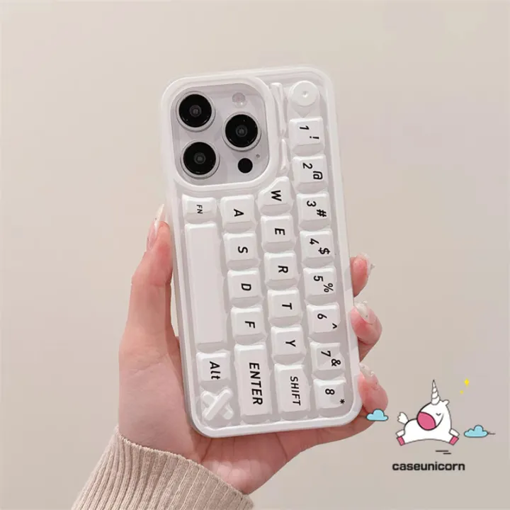 Simple%20Creative%20Solid%20Color%20Cartoon%203D%20Keyboard%20Stress%20Relief%20Entertainment%20Casing%20Compatible%20for%20IPhone%2016%2011%2015%2012%2013%2014%20Pro%20Max%2011%2013%2012%2014%2015%2016%20Pro%2016%20Pro%20Max%20Trendy%20Soft%20Case%20-%20Image%203