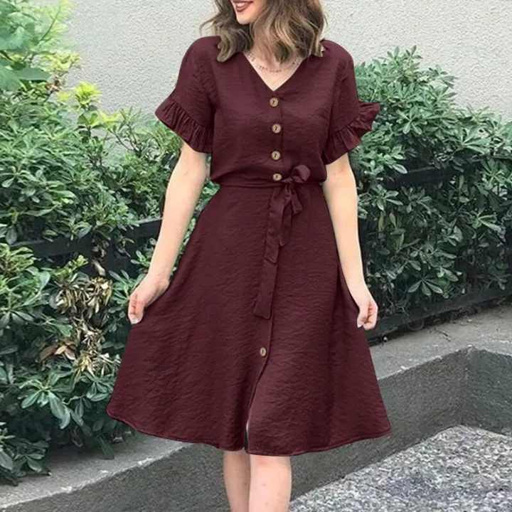 Family%20Picnic%20Short%20womens%20Sleeve%20Dress%20-%20Image%205