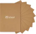 Premium Brown Kraft Paper A4 180GSM 20 Sheets for Craft Drawing Printing & Packaging.