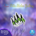 Bike Sticker - Green Scratch ( Waterproof & Premium quality)/ Bike Sticker Gallery. 