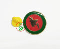 Round Shape BD Flag Coat Pin/ Hijab pin Brooches. 