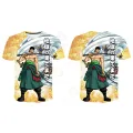 Jinbe Nico Robin One Piece Nami Summer T-shirt Tees Monkey D. Luffy Men Outerwear Tops Oversized Cosplay Thin Trafalgar Law Tops. 