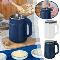 Electric Coffee Grinder and Food Processor Machine - Multifunctional 300W Smart Electric Grinder for Coffee, Fruits, Condiments and All Kinds of Grains - Household Small Powder Grinding Machine - Best Coffee Beans (Blue).