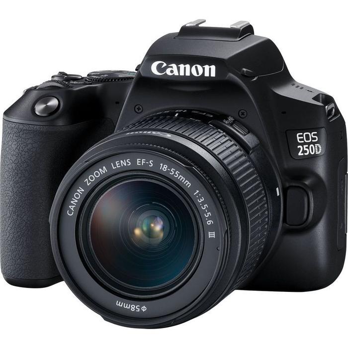 canon 250D with 18-55mm is lens