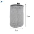 Mesh Drawstring Bag Stuff Storage Sack Carry Case Pouch for Outdoor Travel. 