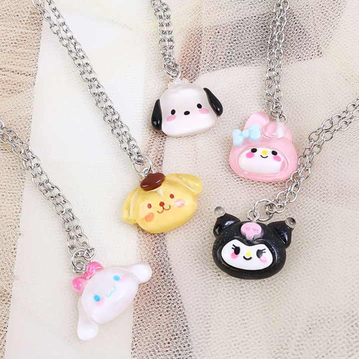 Sanrio%20Figure%20Necklace%20Kuromi%20Cartoon%20Metal%20Necklace%20Pendant%20Kawaii%20Women%20Girl%20Party%20Birthday%20Jewelry%20Gift%201Pcs%20-%20Image%204